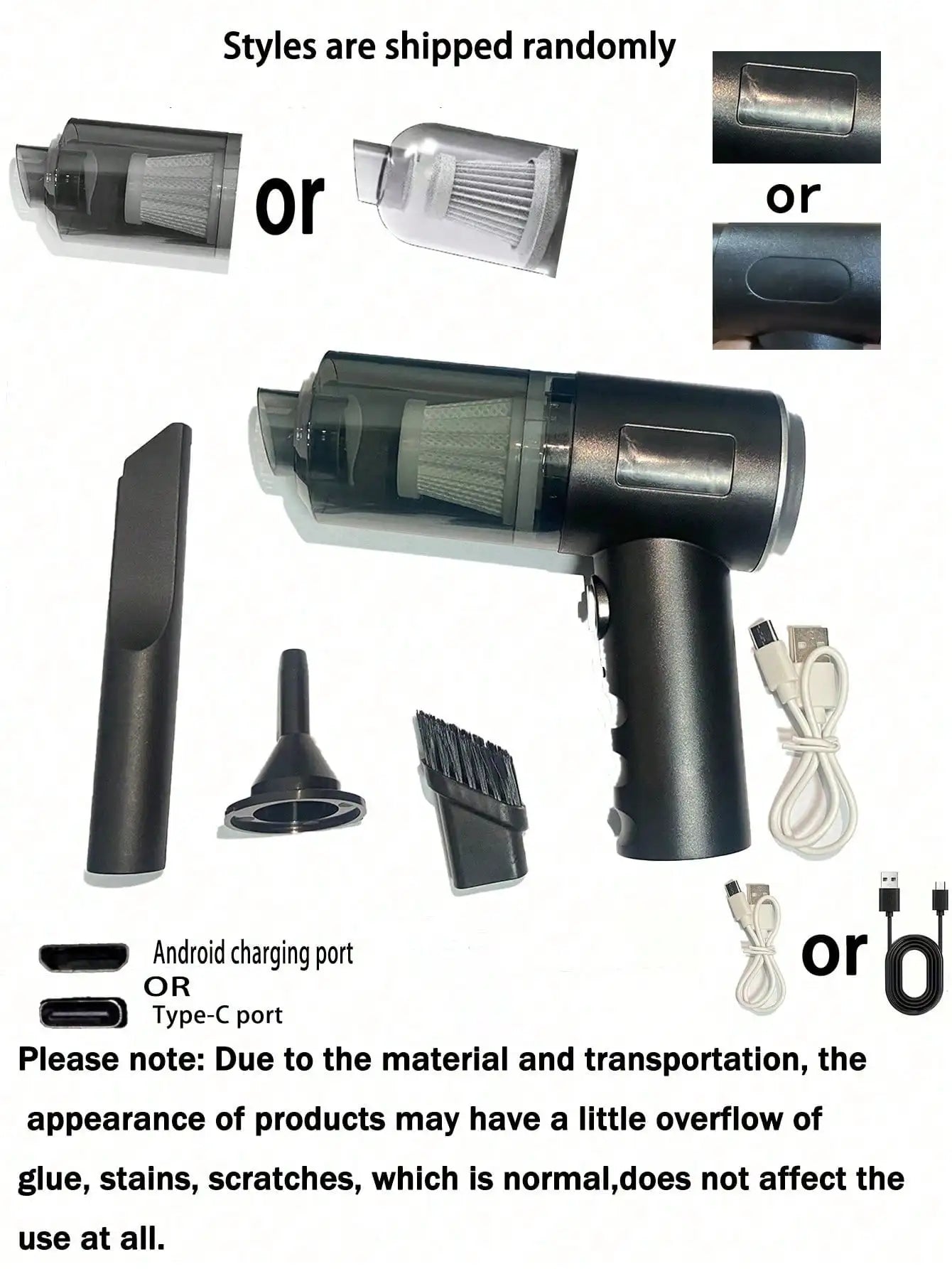 Cordless Handheld Vacuum Cleaner - Rechargeable