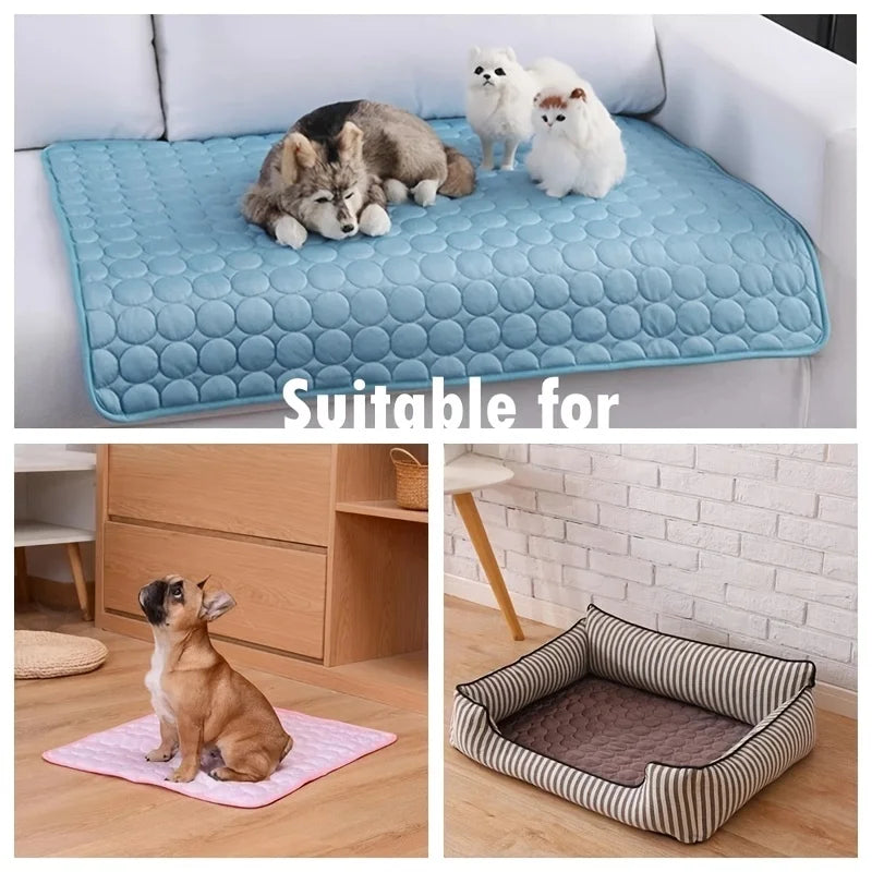 Dog Cooling Mat - Pet Cooling Pad for Cats & Dogs