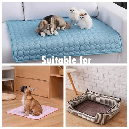 Dog Cooling Mat - Pet Cooling Pad for Cats & Dogs