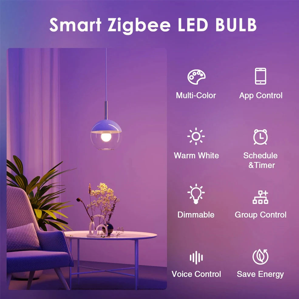 E27 Zigbee Smart LED Bulb