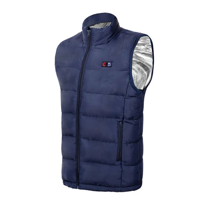 9-Zone USB Rechargeable Heated Vest - Electric Warming Jacket