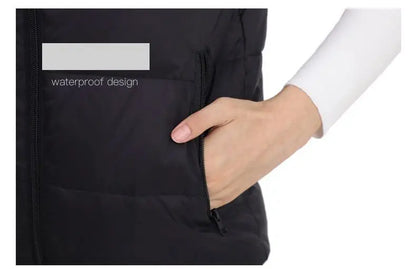 9-Zone USB Rechargeable Heated Vest - Electric Warming Jacket