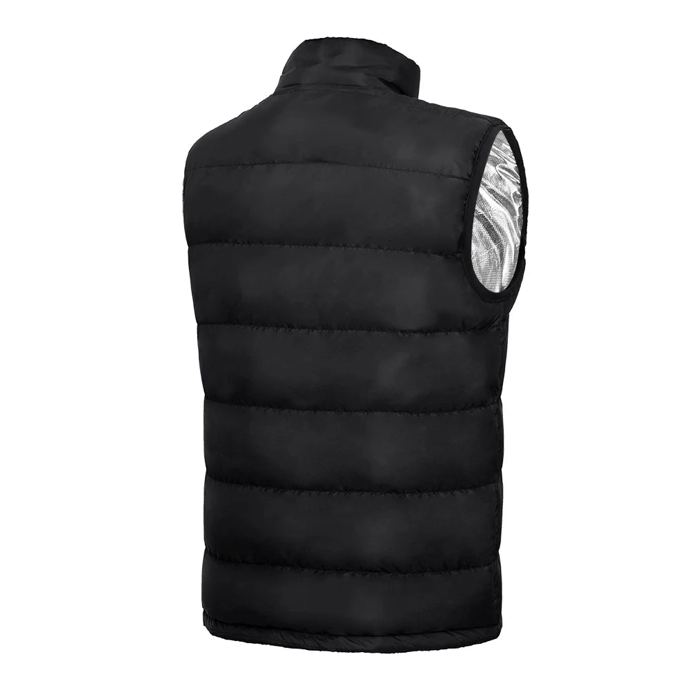 9-Zone USB Rechargeable Heated Vest - Electric Warming Jacket