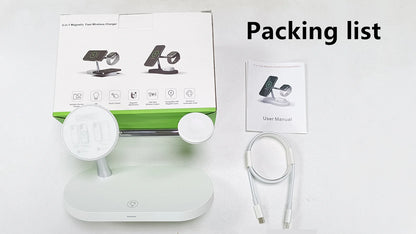 3-in-1 Wireless Charger Stand - Fast Charging Dock