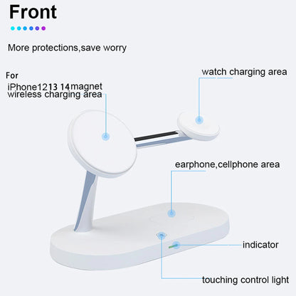 3-in-1 Wireless Charger Stand - Fast Charging Dock