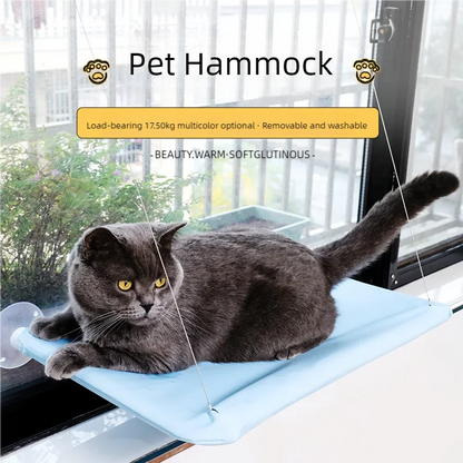 Hanging Cat Hammock - Window Seat Bed for Cats