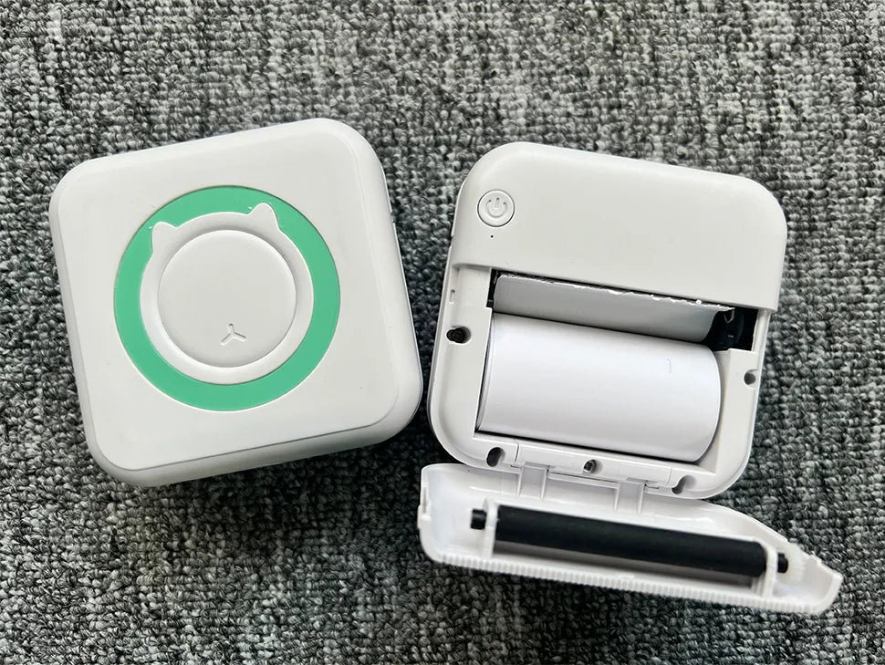 Portable Mini Thermal Printer - Wireless Bluetooth Photo & Label Printer