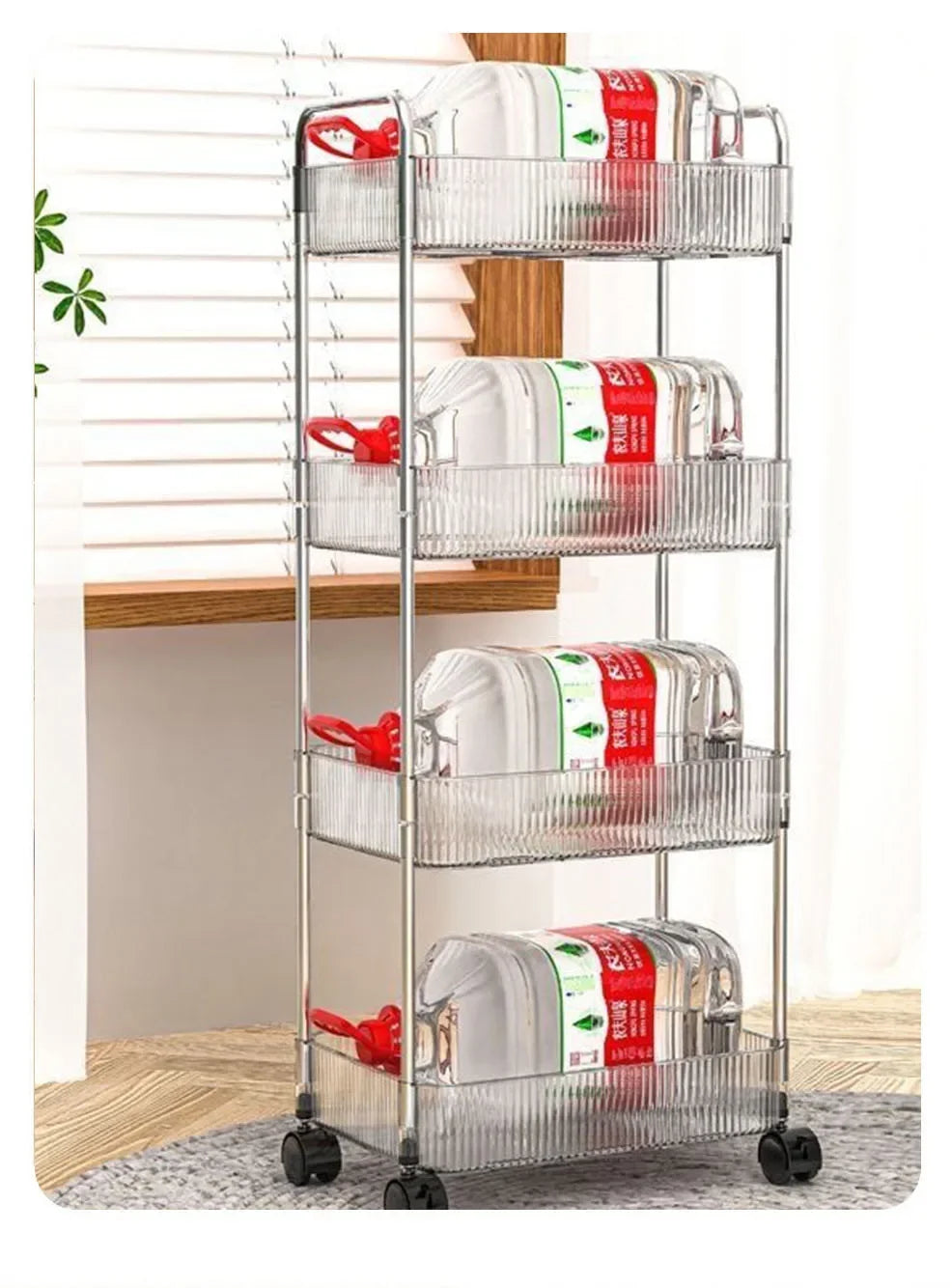 Rolling Multi-Tier Storage Cart