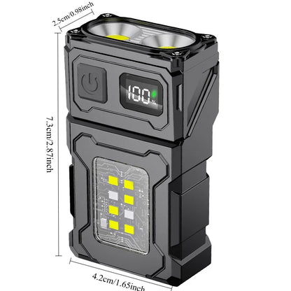 Rechargeable LED Work Light - Magnetic Flashlight