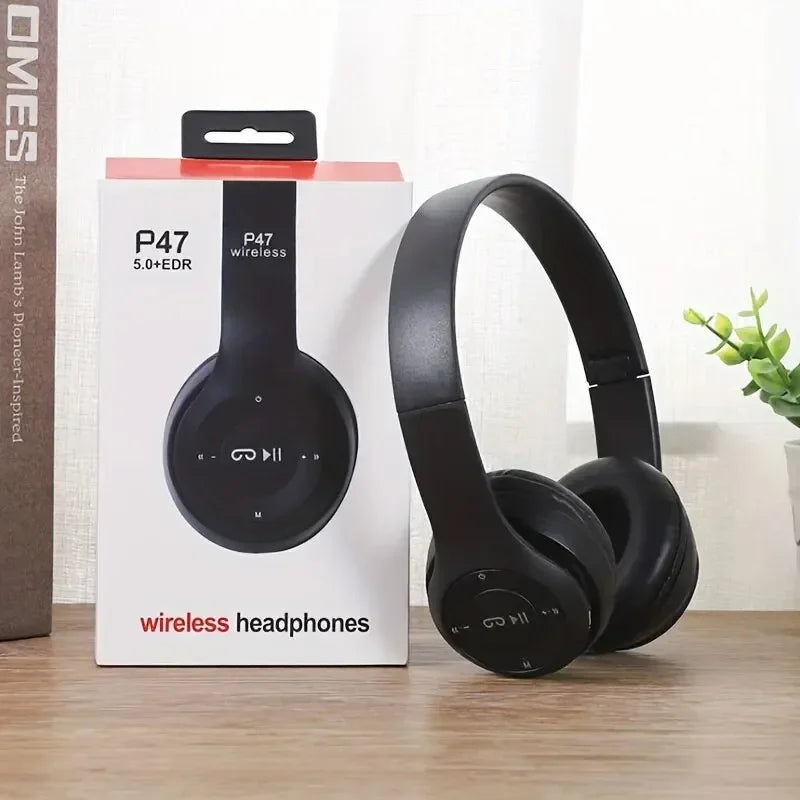 P47 Foldable Bluetooth Headphones