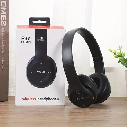 P47 Foldable Bluetooth Headphones