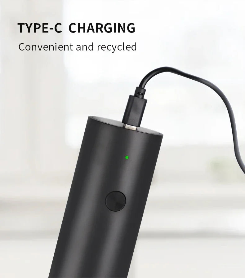 USB Rechargeable Electric Salt and Pepper Grinder Set