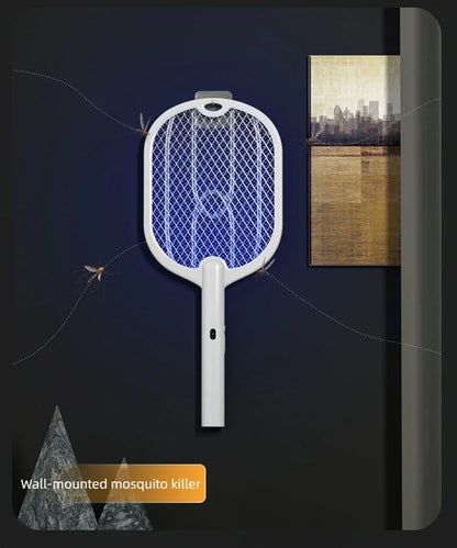 Electric Mosquito & Fly Swatter - 3-in-1 Bug Zapper