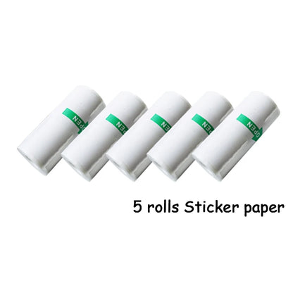 Portable Mini Thermal Printer - Wireless Bluetooth Photo & Label Printer