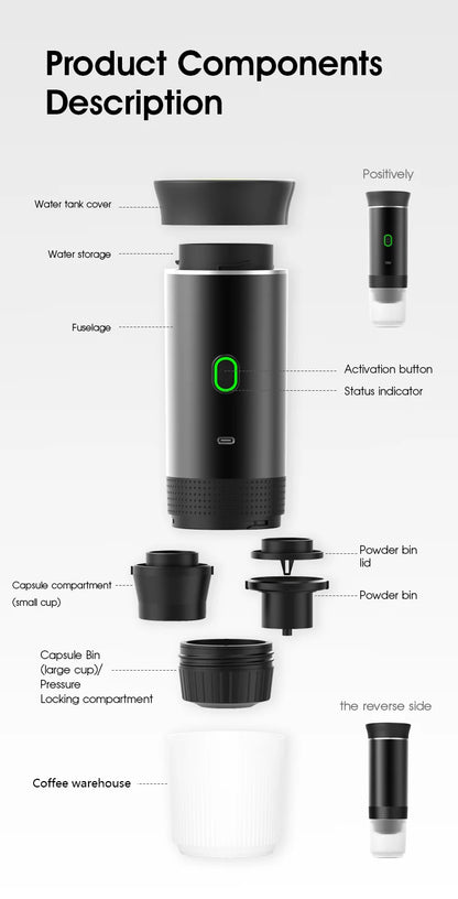 Portable Espresso Machine - Car & Travel