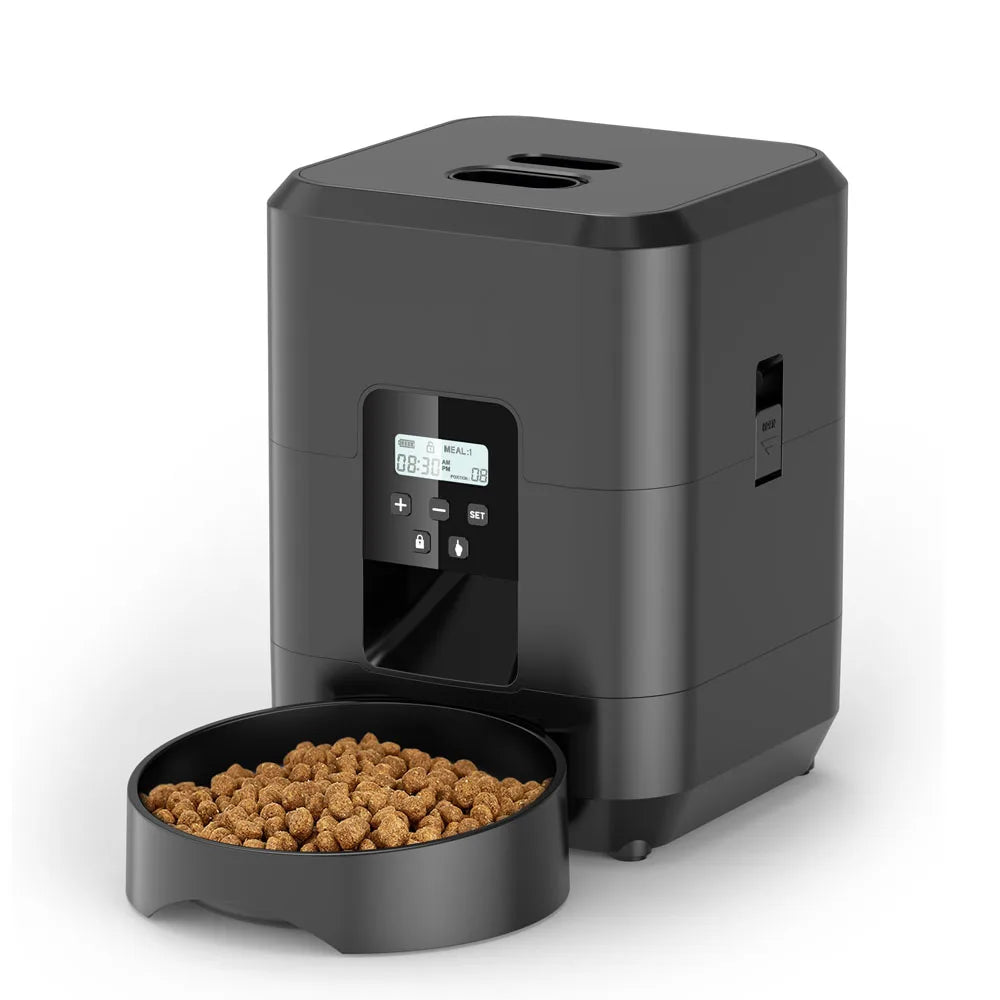 Smart Automatic Pet Feeder - Timed Cat & Dog Food Dispenser