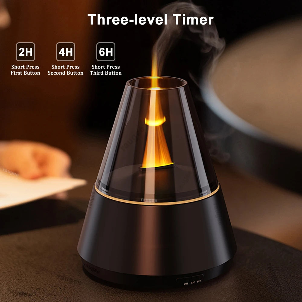 Essential Oil Diffuser - Aromatherapy Diffuser with 7 Color Night Light and Timer, 120ml