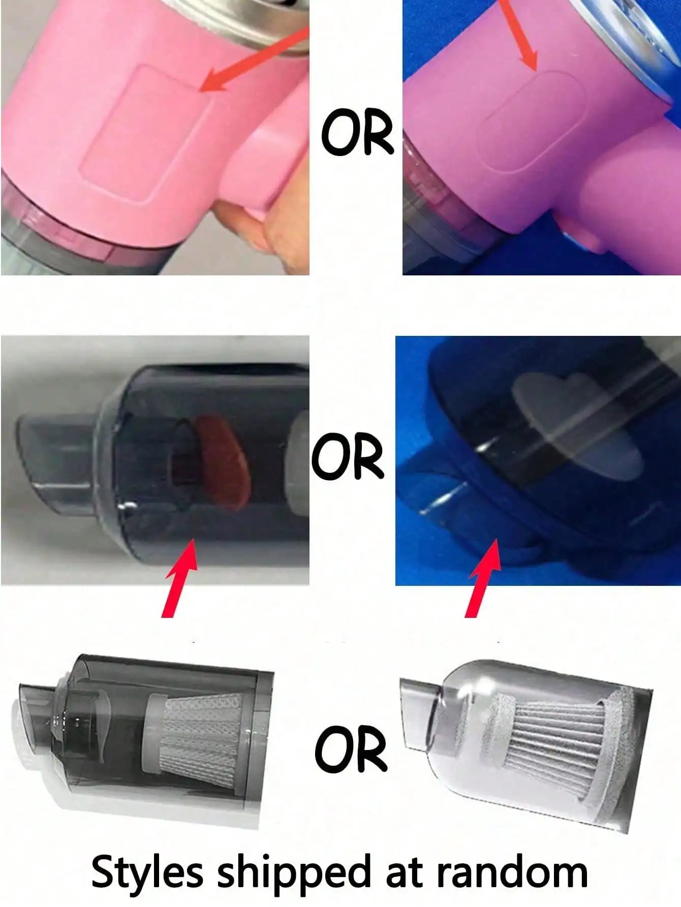 Cordless Handheld Vacuum Cleaner - Rechargeable