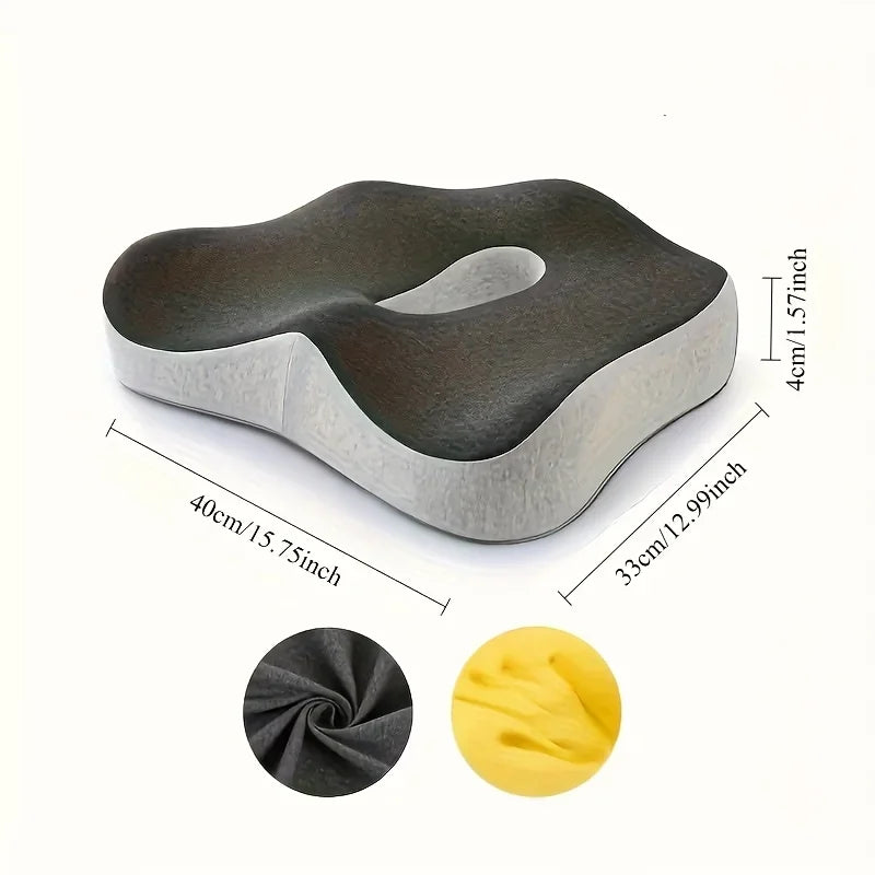 3-Zone Memory Foam Seat Cushion