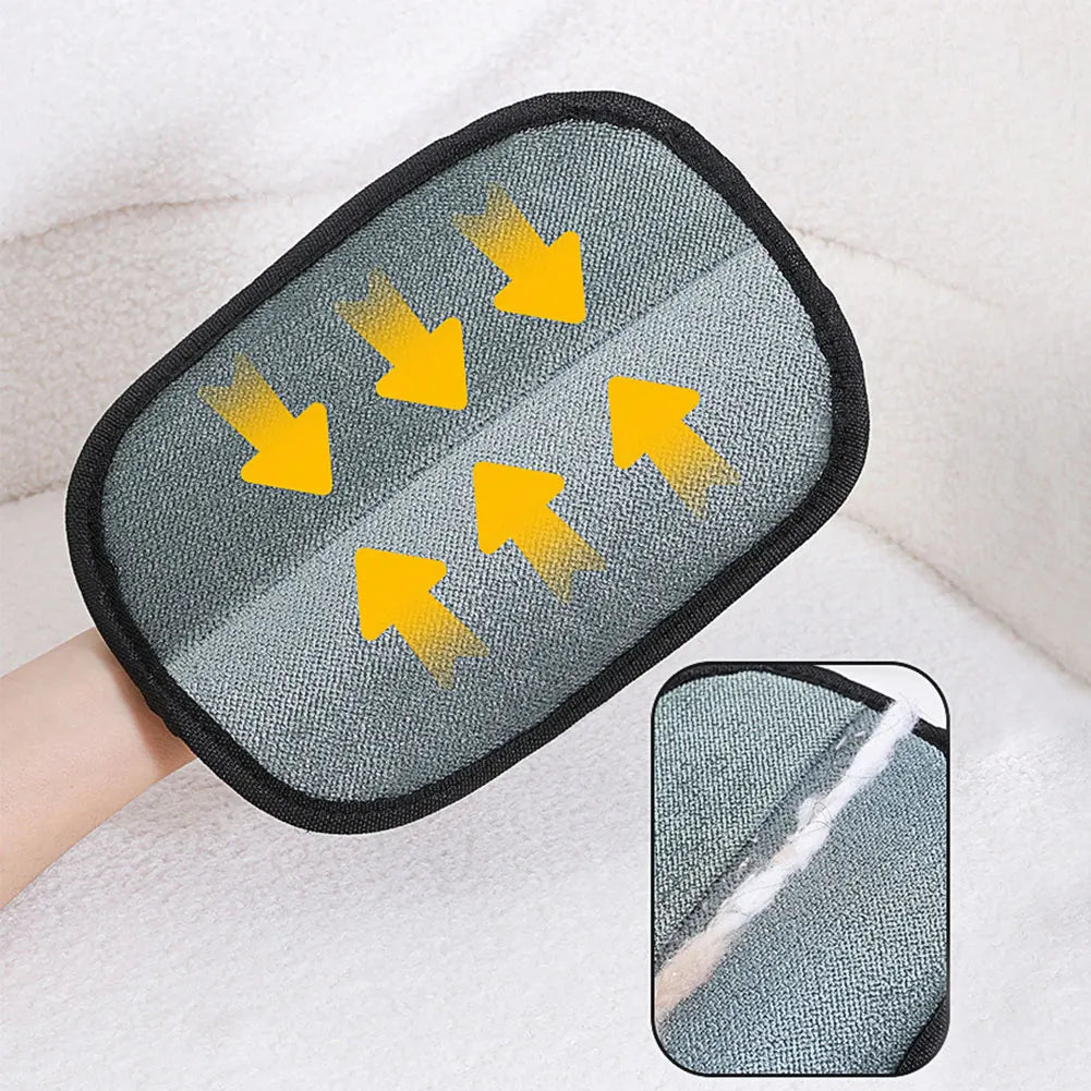 Pet Grooming Gloves - Hair Remover for Dogs & Cats