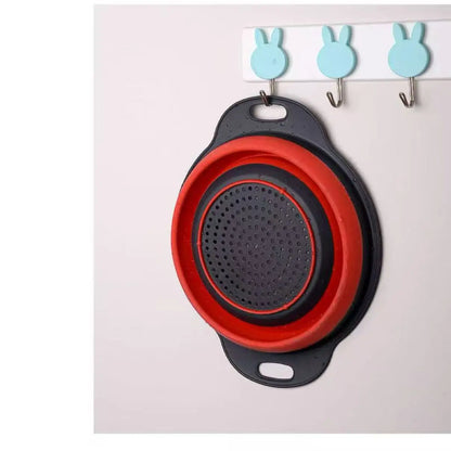 Collapsible Silicone Colander - Space-Saving Kitchen Strainer