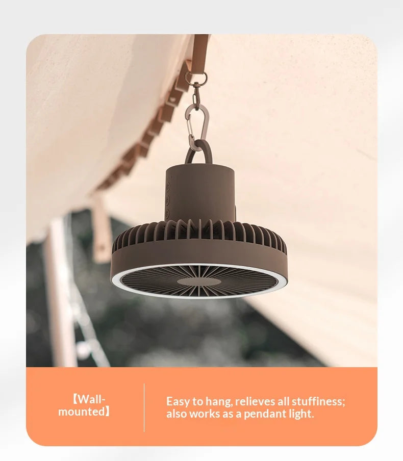 Camping Fan - Rechargeable Tripod Stand Fan