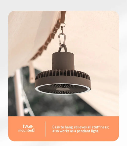 Camping Fan - Rechargeable Tripod Stand Fan