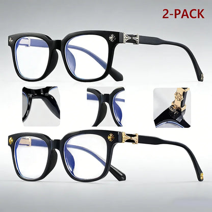 Square Anti Blue Light Glasses (2-Pack)