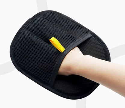 Pet Grooming Gloves - Hair Remover for Dogs & Cats