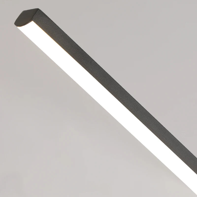 Modern Pendant Light - Linear LED Chandelier, Dining Room Light Fixture for Kitchen Island