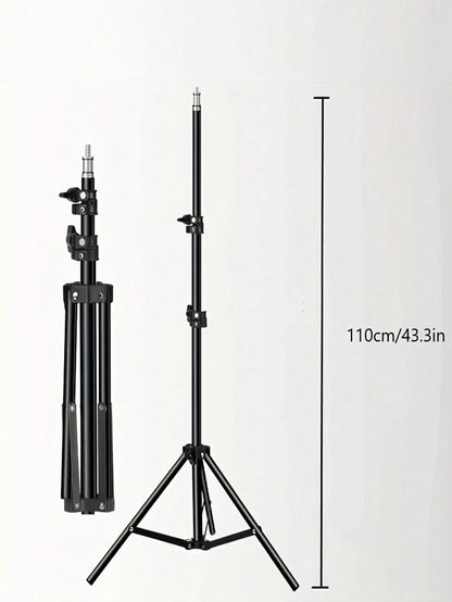 Phone Tripod Stand - 110cm LED Ring Light & Selfie Kit