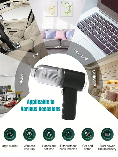 Cordless Handheld Vacuum Cleaner - Rechargeable