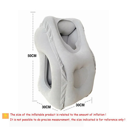 Inflatable Travel Pillow - Portable Neck & Chin Support