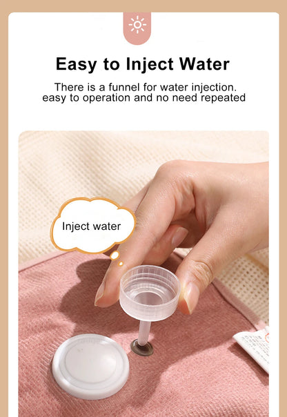 Electric Hand Warmer - Rechargeable Hot Water Bag