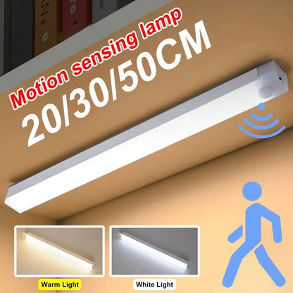 LED Motion Sensor Light - Rechargeable Smart Cabinet Lamp