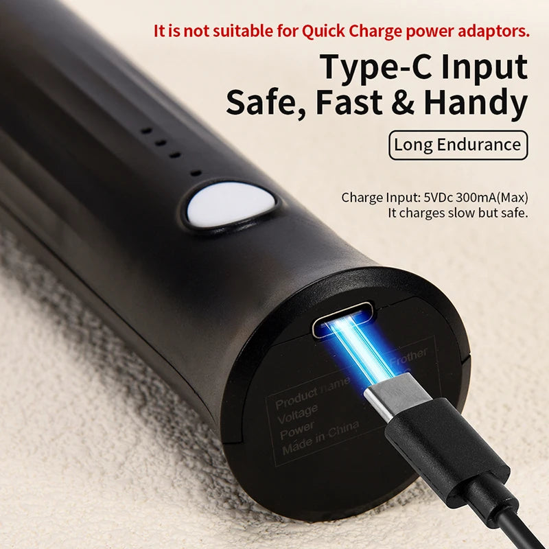 Rechargeable Electric Milk Frother - Handheld Coffee Whisk