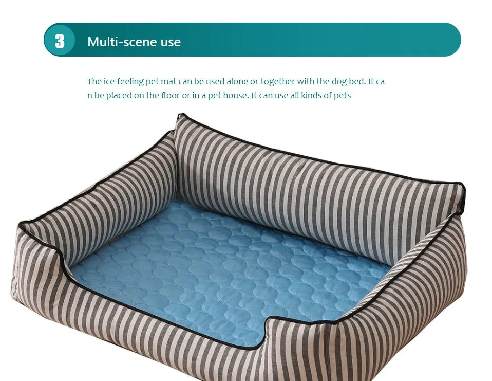 Dog Cooling Mat - Pet Cooling Pad for Cats & Dogs