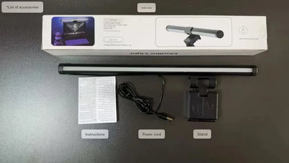 Monitor Light Bar - USB Screen Light Bar Desk Lamp with Stepless Dimming
