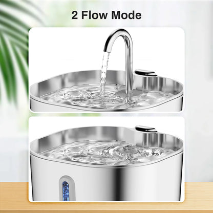 Cat Water Fountain - Stainless Steel Pet Fountain