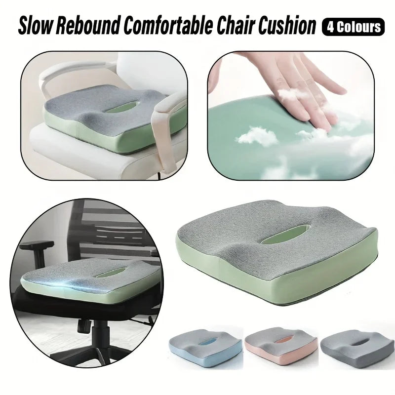3-Zone Memory Foam Seat Cushion