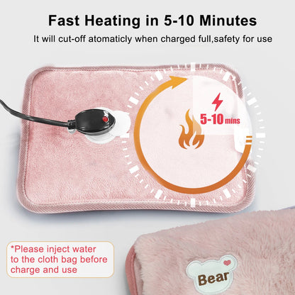 Electric Hand Warmer - Rechargeable Hot Water Bag