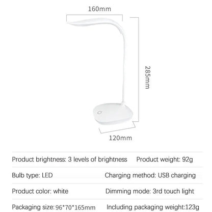 USB Rechargeable LED Desk Lamp