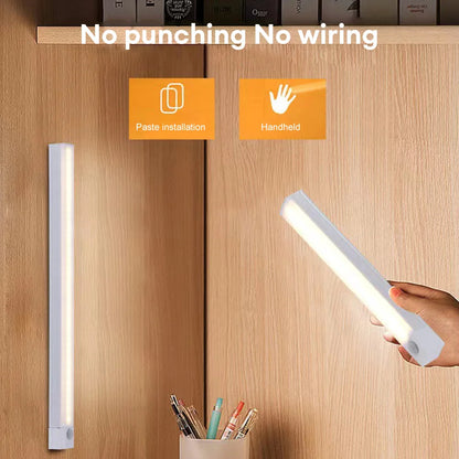 LED Motion Sensor Light - Rechargeable Smart Cabinet Lamp