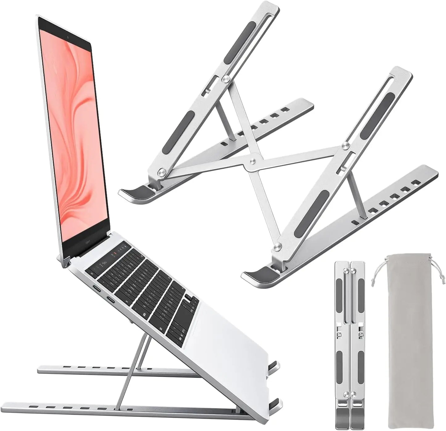Foldable Aluminum Laptop Stand