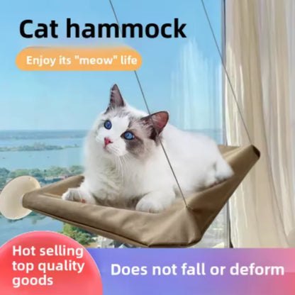 Hanging Cat Hammock - Window Seat Bed for Cats