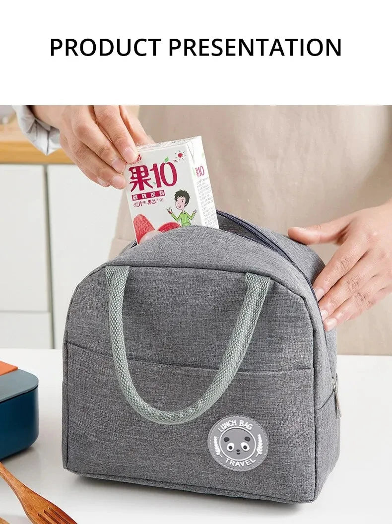 Insulated Lunch Bag - Reusable Cooler Tote for Men & Women