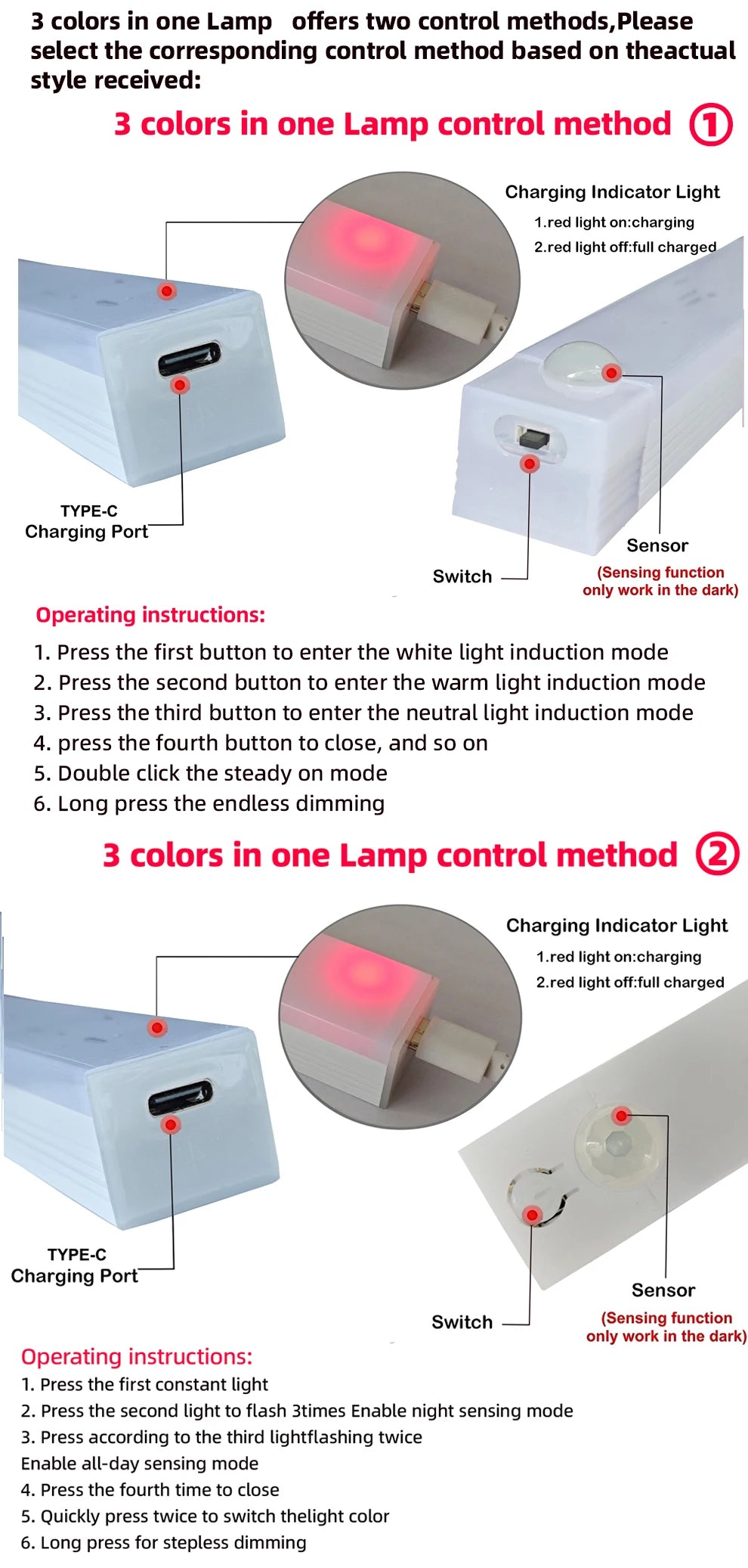 Motion Sensor Cabinet Light