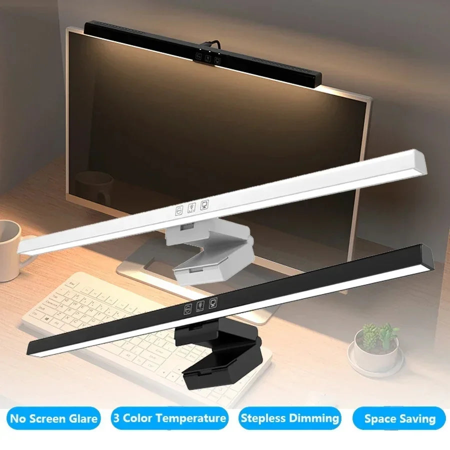 Monitor Light Bar - USB Screen Light Bar Desk Lamp with Stepless Dimming