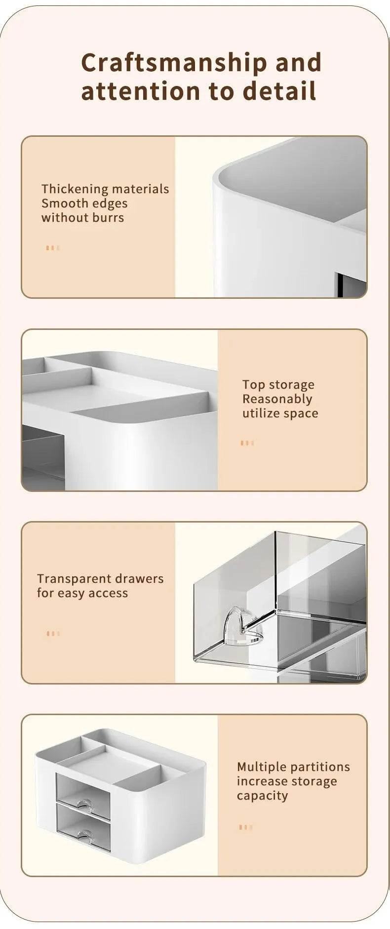 2-Drawer Pen Organizer