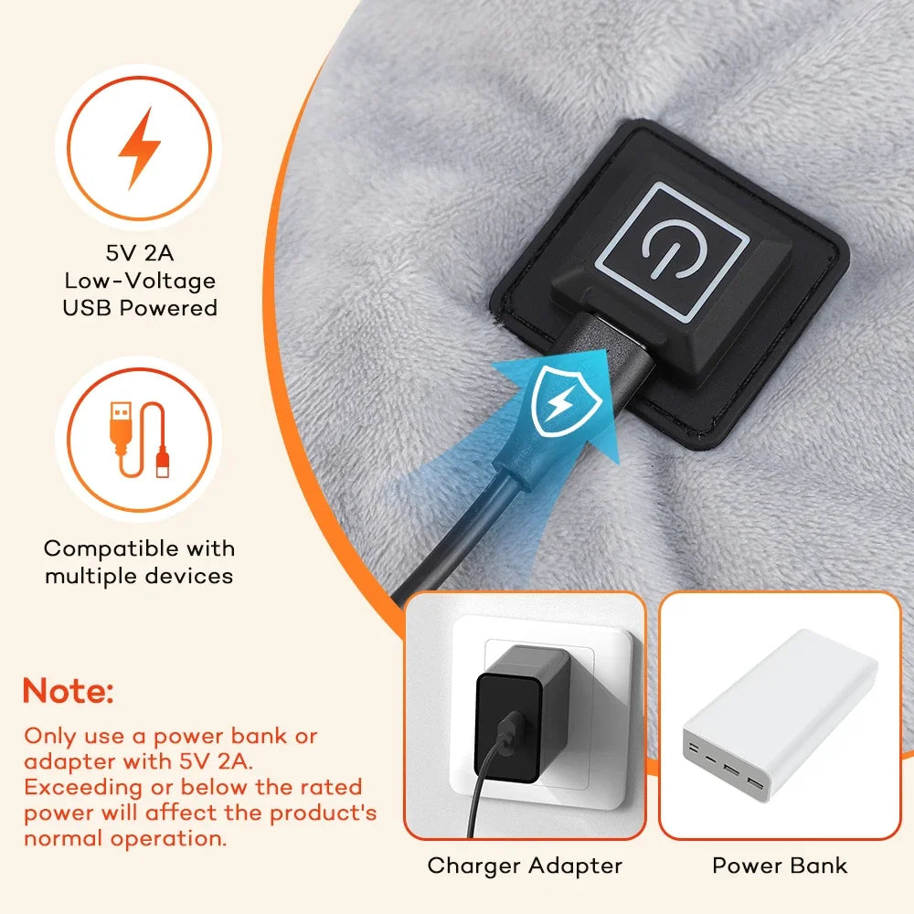 Heated Shawl - Wearable Heated Blanket Wrap